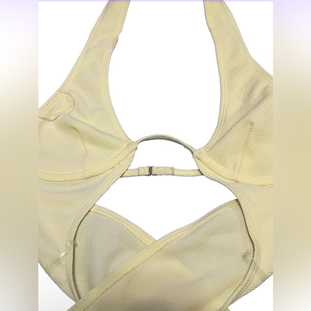 Forever 21 swimsuit, yellow, size L New - Picture 5 of 9